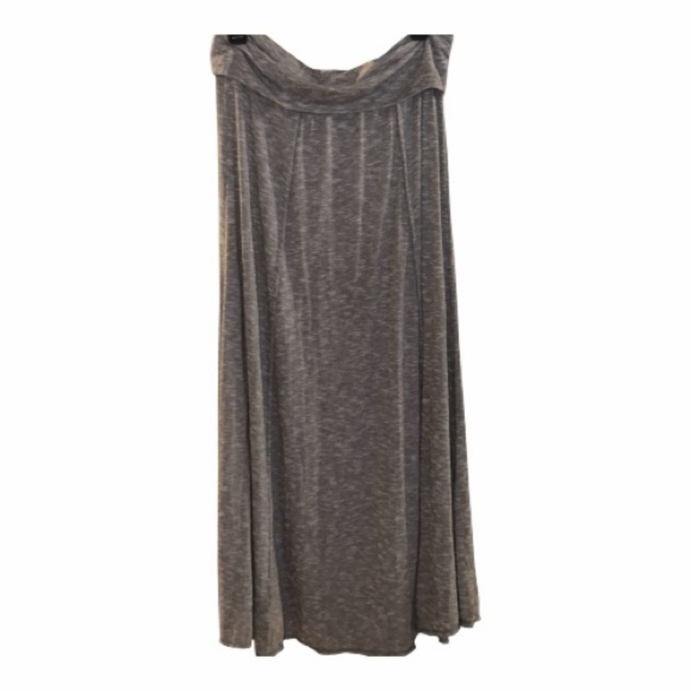 Max Studio Charcoal Knit Maxi Skirt - Picture 2 of 5